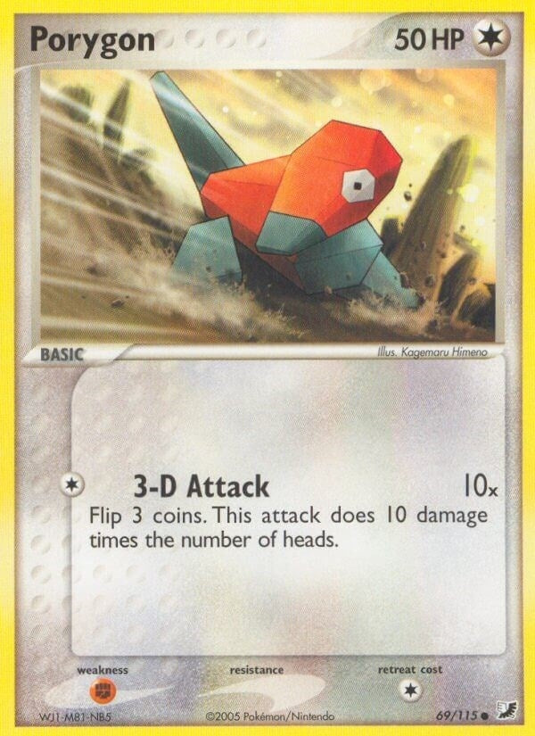 Image for Porygon (69/115) (UF) - Pokemon