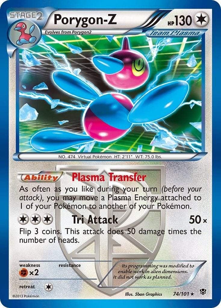 Image for Porygon-Z (Team Plasma) (74/101) (PLB) - Pokemon