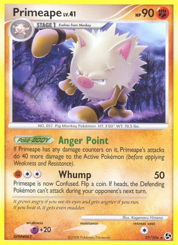 Image for Primeape (27/106) (GE) - Pokemon
