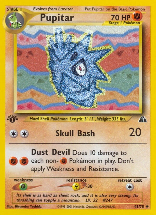 Image for Pupitar (45/75) (N2) - Pokemon