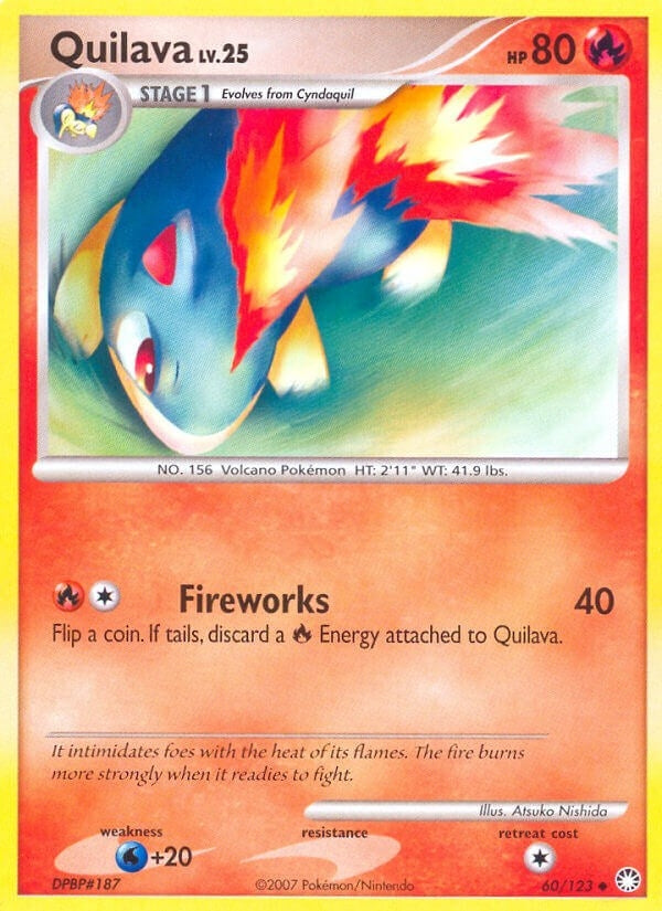 Image for Quilava (60/123) (MT) - Pokemon