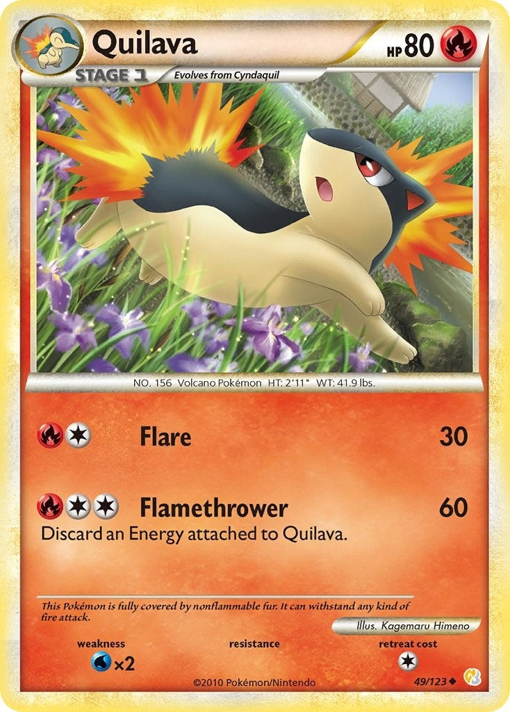 Image for Quilava (49/123) (HS) - Pokemon