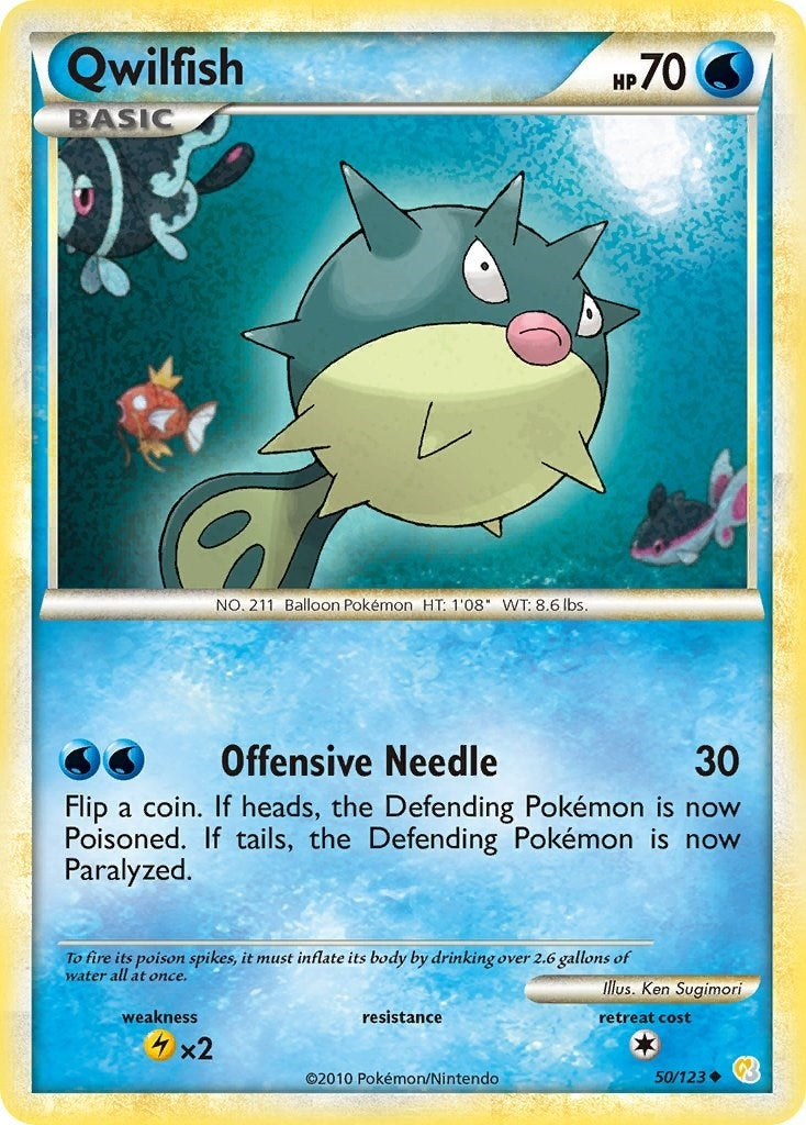 Image for Qwilfish (50/123) (HS) - Pokemon