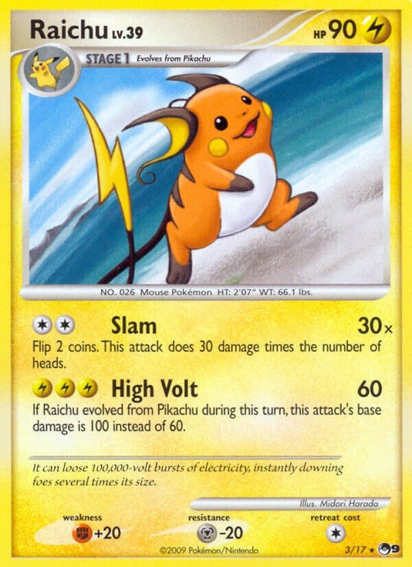Image for Raichu (003/017) (POP) - Pokemon