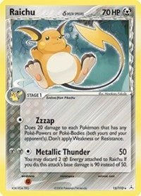 Image for Raichu (Delta Species) (15/110) (HP) - Pokemon