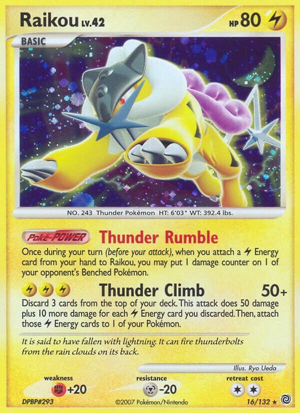 Image for Raikou (16/132) (SW) - Pokemon