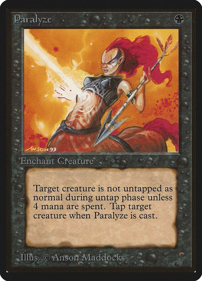 Image for Paralyze - Magic: The Gathering