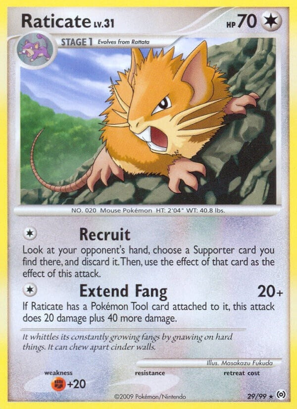 Image for Raticate (29/99) (AR) - Pokemon