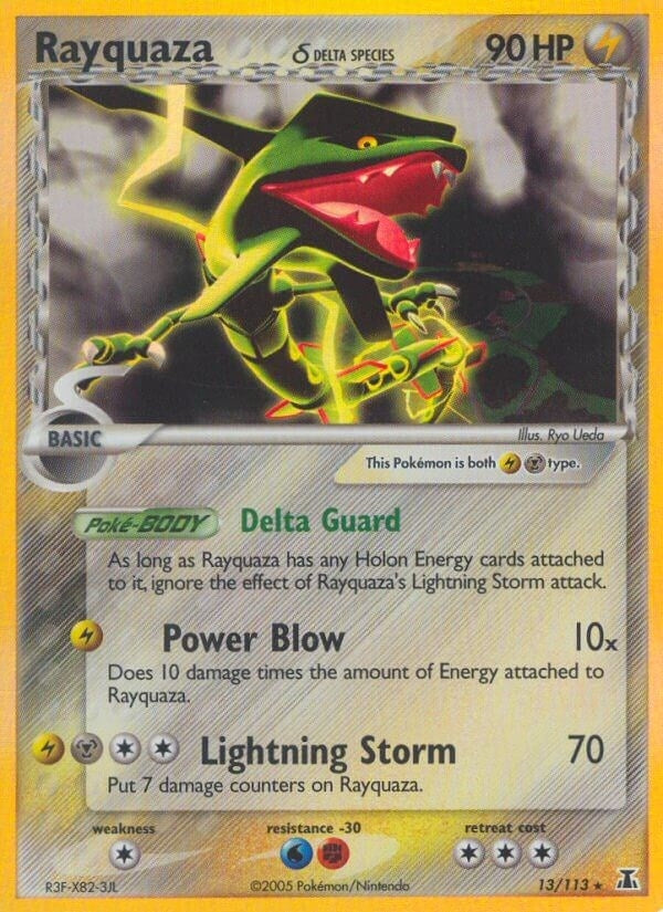Image for Rayquaza (Delta Species) (13/113) (DS) - Pokemon