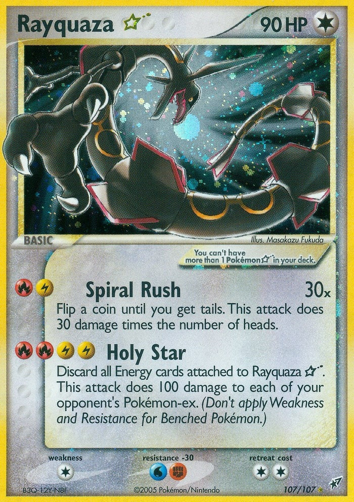 Image for Rayquaza Star (107/107) (DX) - Pokemon