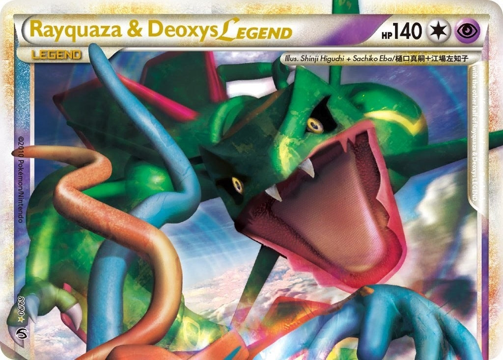 Image for Rayquaza & Deoxys Legend (Top) (89/90) (UD) - Pokemon