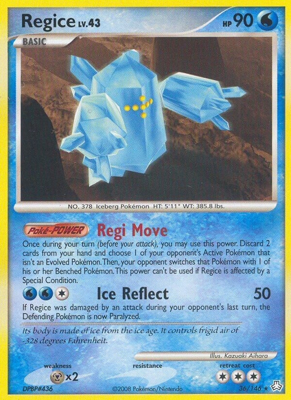 Image for Regice (36/146) (LA) - Pokemon