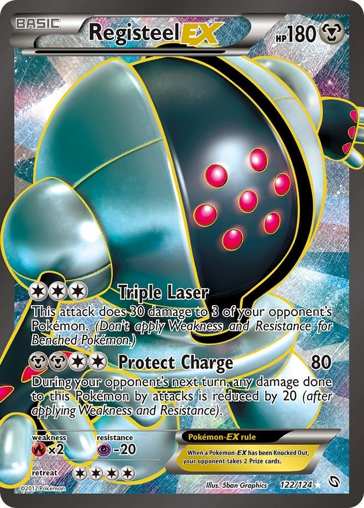 Image for Registeel EX (122 Full Art) (122/124) (DRX) - Pokemon
