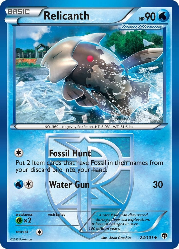 Image for Relicanth (Team Plasma) (24/101) (PLB) - Pokemon