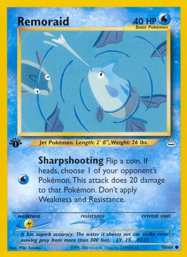 Image for Remoraid (50/64) (N3) - Pokemon