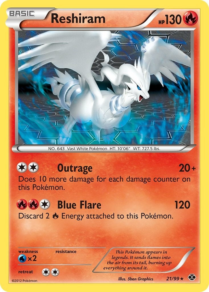 Image for Reshiram (21/99) (NXD) - Pokemon