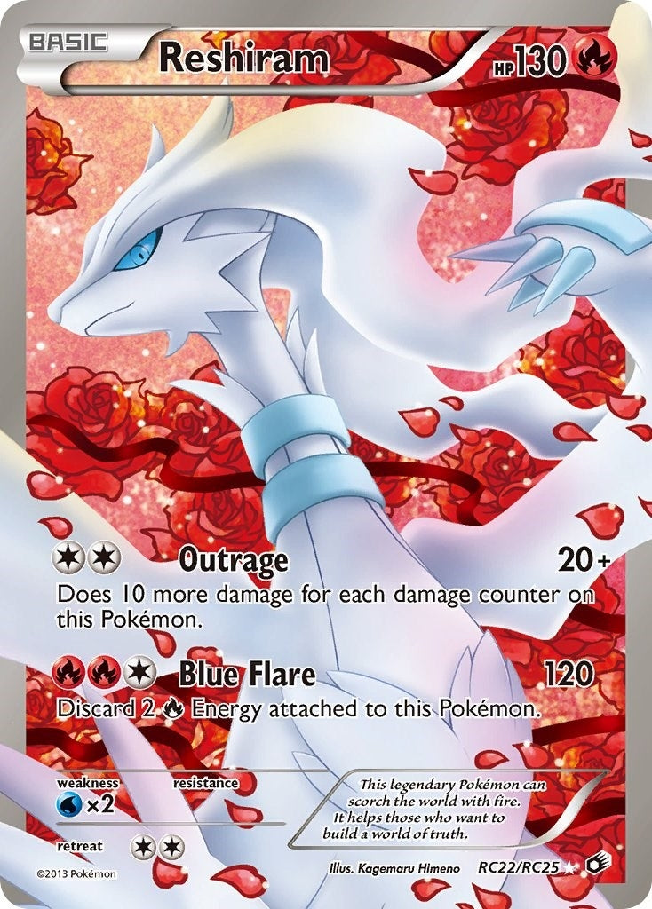 Image for Reshiram (Full Art) (RC22/RC25) (LTR) - Pokemon