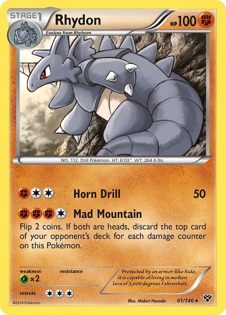 Image for Rhydon (61/146) (XY) - Pokemon
