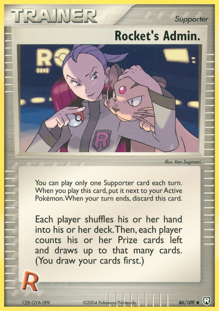 Image for Rocket's Admin. (86/109) (RR) - Pokemon