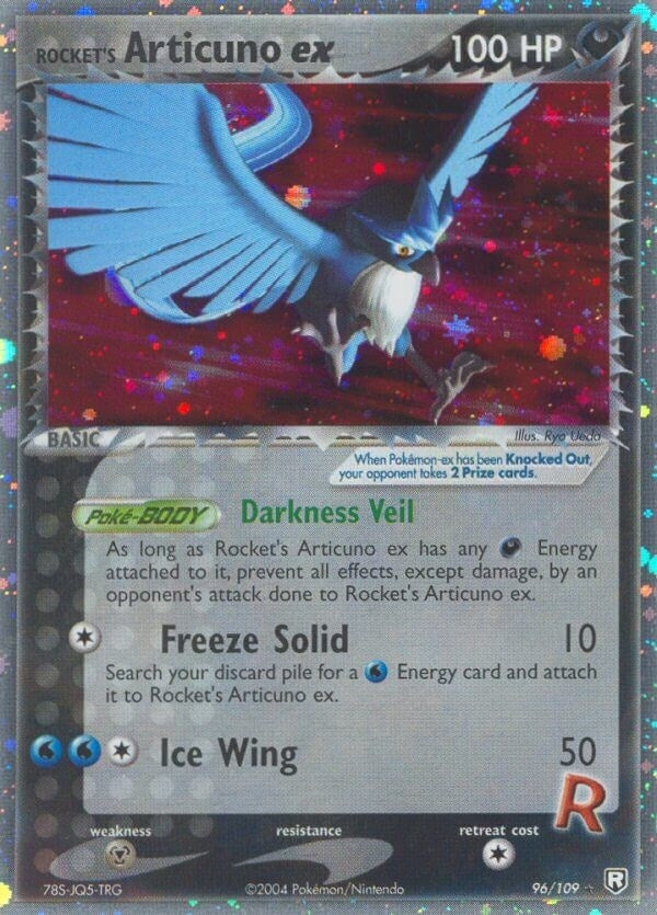 Image for Rocket's Articuno ex (96/109) (RR) - Pokemon