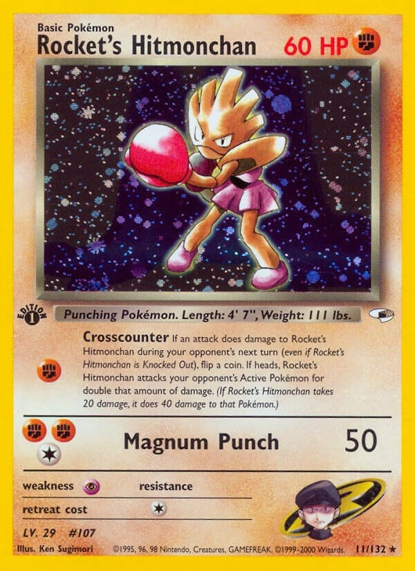 Image for Rocket's Hitmonchan (011/132) (G1) - Pokemon