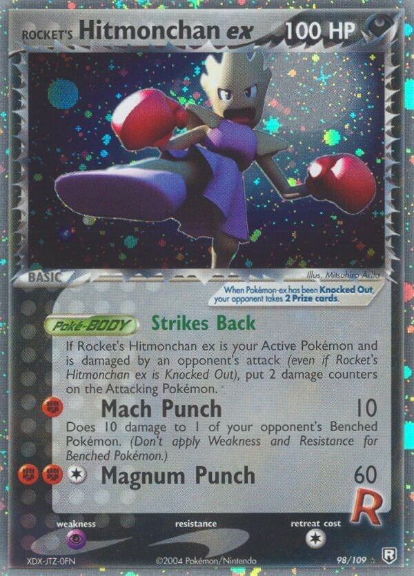 Image for Rocket's Hitmonchan ex (98/109) (RR) - Pokemon