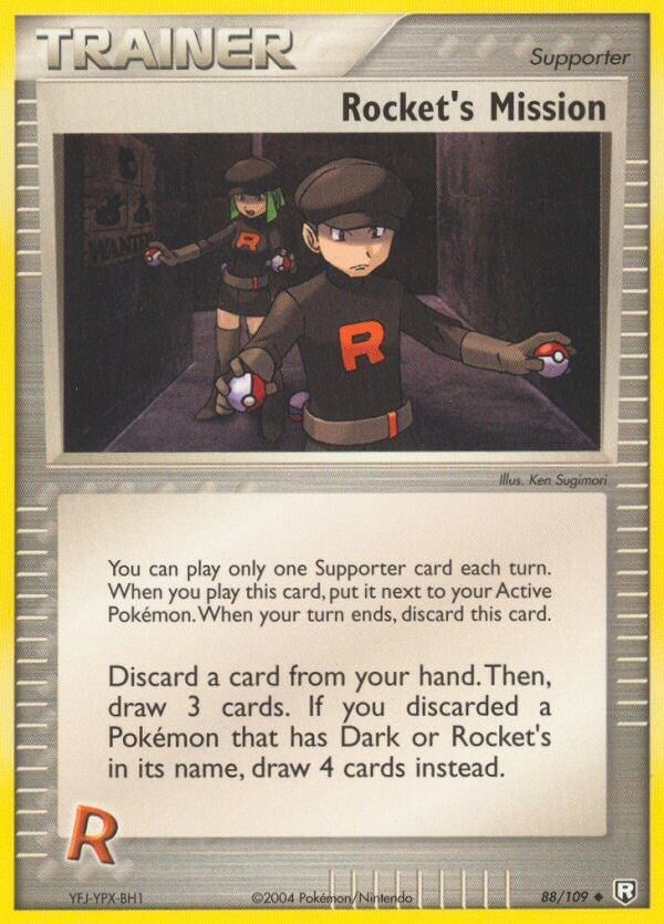 Image for Rocket's Mission (88/109) (RR) - Pokemon