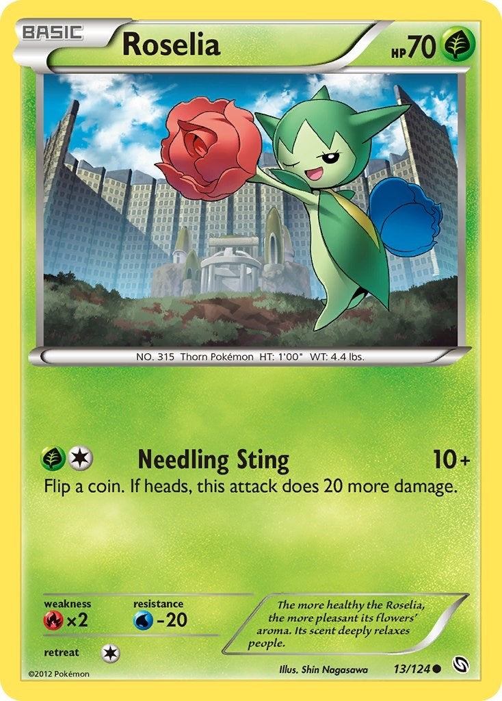 Image for Roselia (13) (13/124) (DRX) - Pokemon
