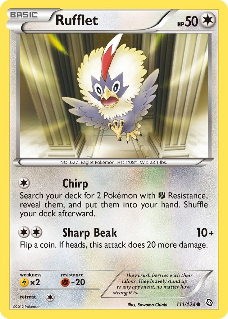 Image for Rufflet (111/124) (DRX) - Pokemon