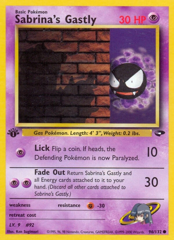 Image for Sabrina's Gastly (96) (096/132) (G2) - Pokemon