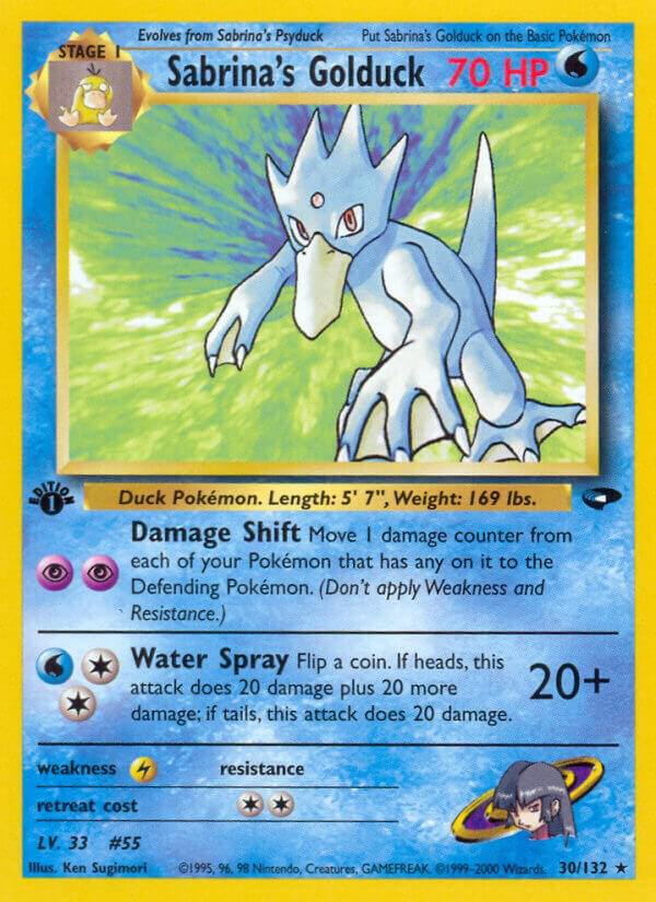 Image for Sabrina's Golduck (030/132) (G2) - Pokemon