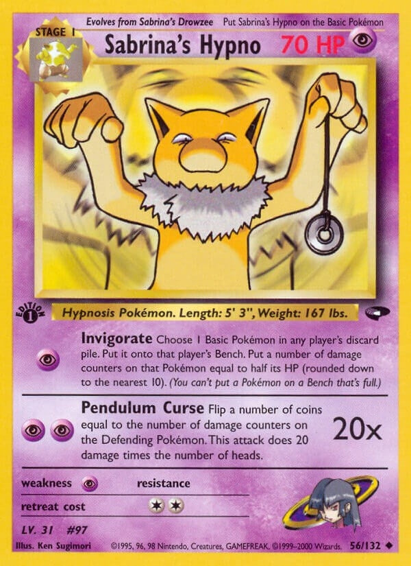 Image for Sabrina's Hypno (056/132) (G2) - Pokemon