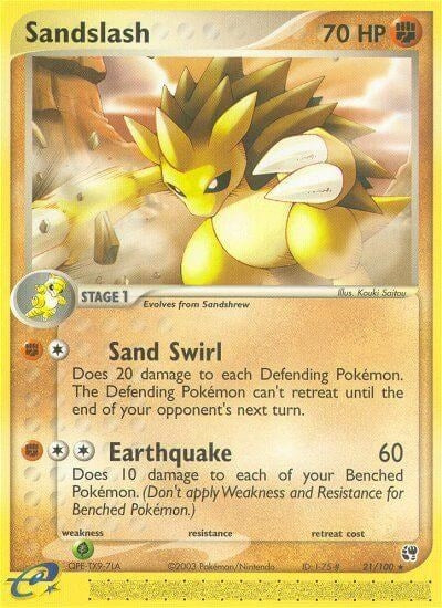 Image for Sandslash (21/100) (SS) - Pokemon