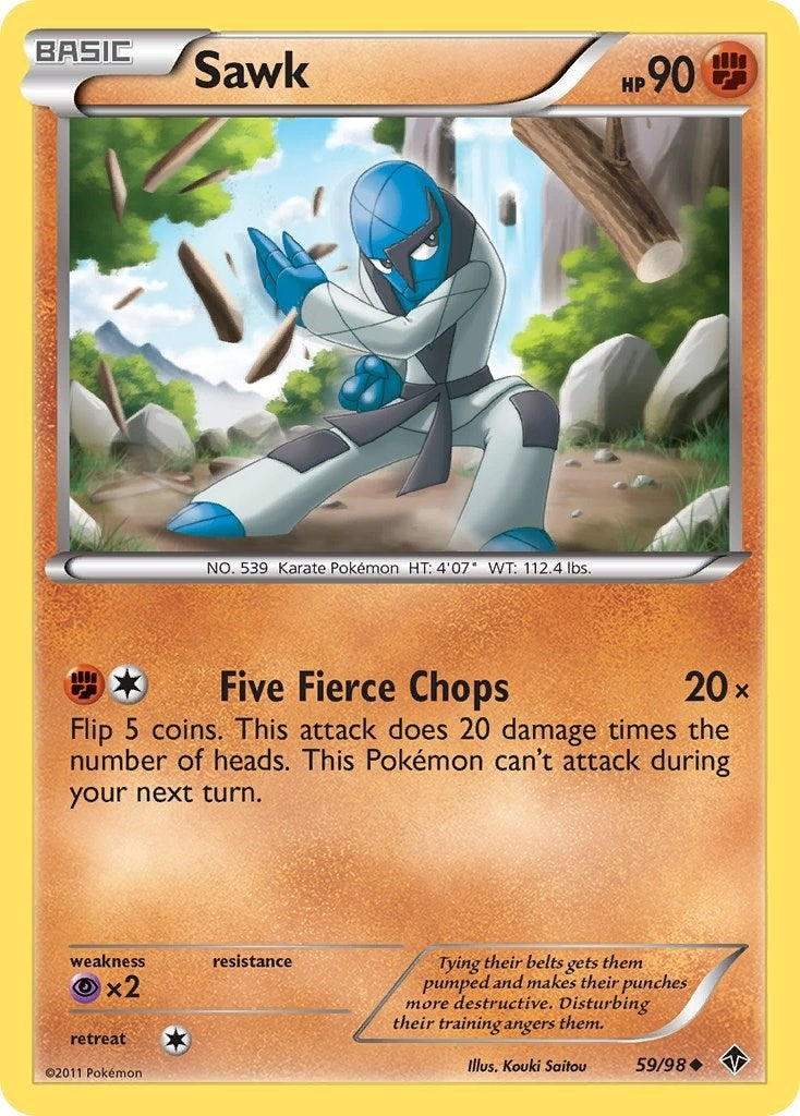 Image for Sawk (59/98) (EPO) - Pokemon