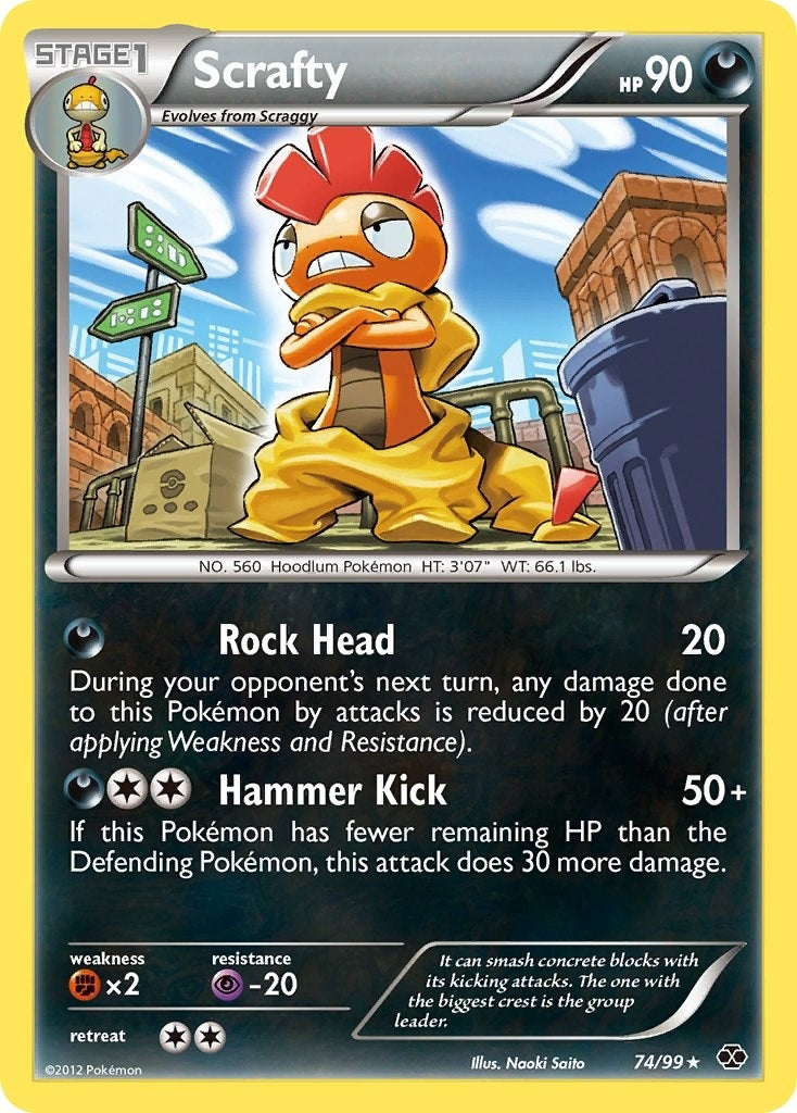 Image for Scrafty (74/99) (NXD) - Pokemon
