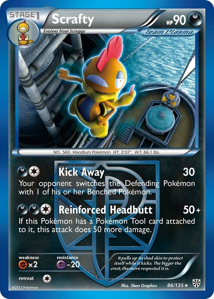 Image for Scrafty (Team Plasma) (86/135) (PLS) - Pokemon