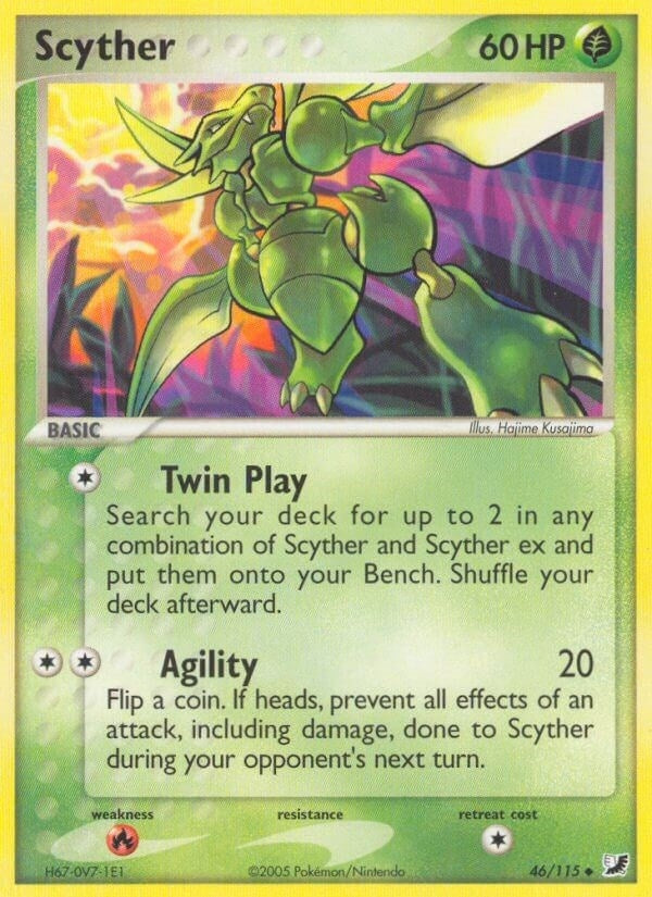 Image for Scyther (46/115) (UF) - Pokemon