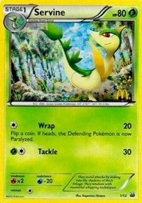 Image for Servine (001/012) (M12) - Pokemon