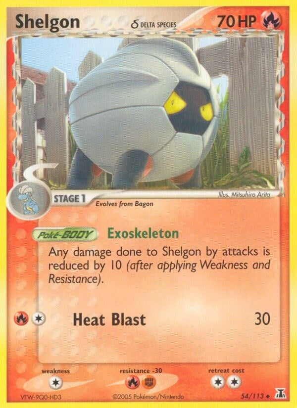 Image for Shelgon - 054/113 (Delta Species) (54/113) (DS) - Pokemon