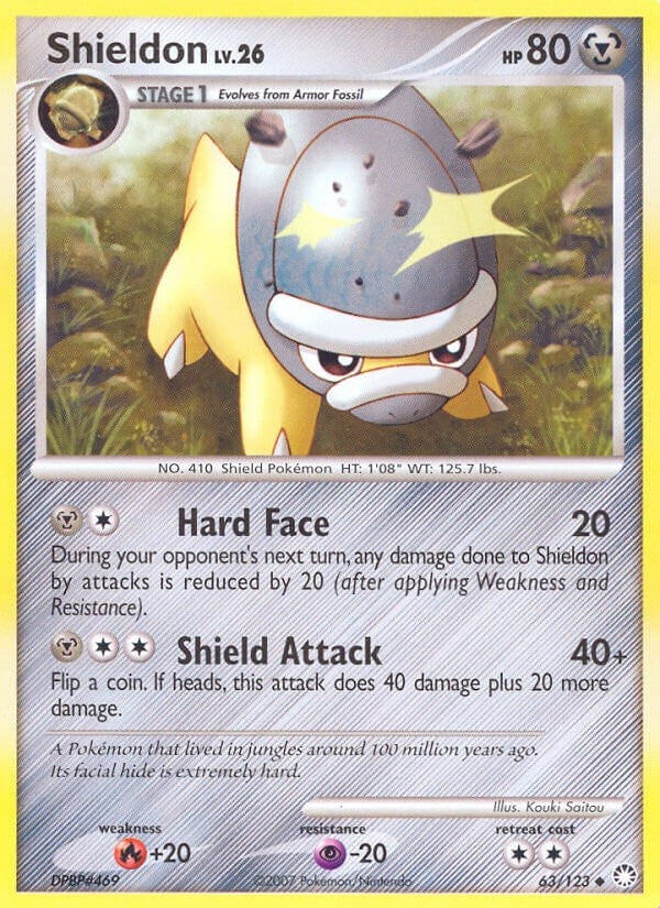 Image for Shieldon (63/123) (MT) - Pokemon