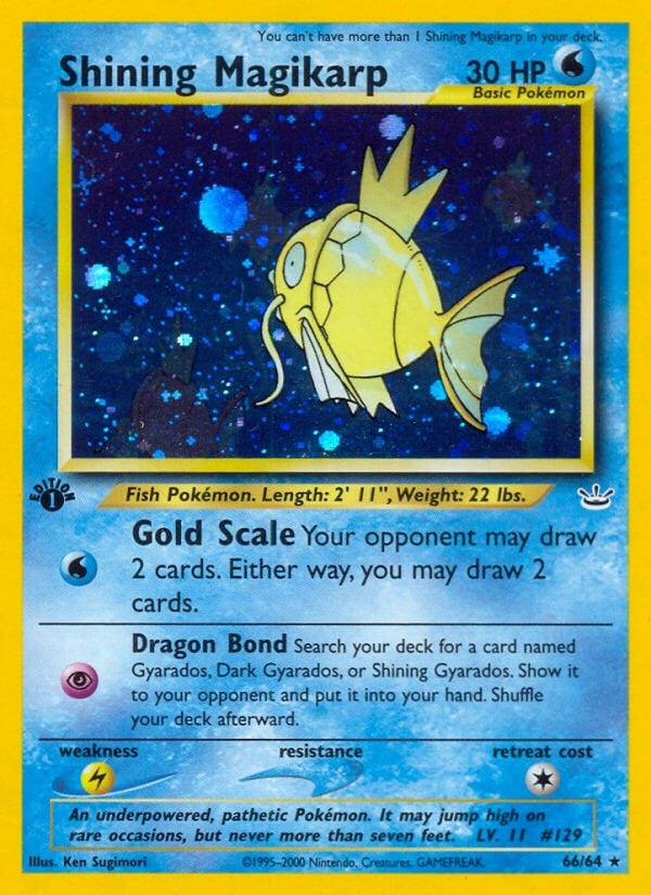 Image for Shining Magikarp (66/64) (N3) - Pokemon