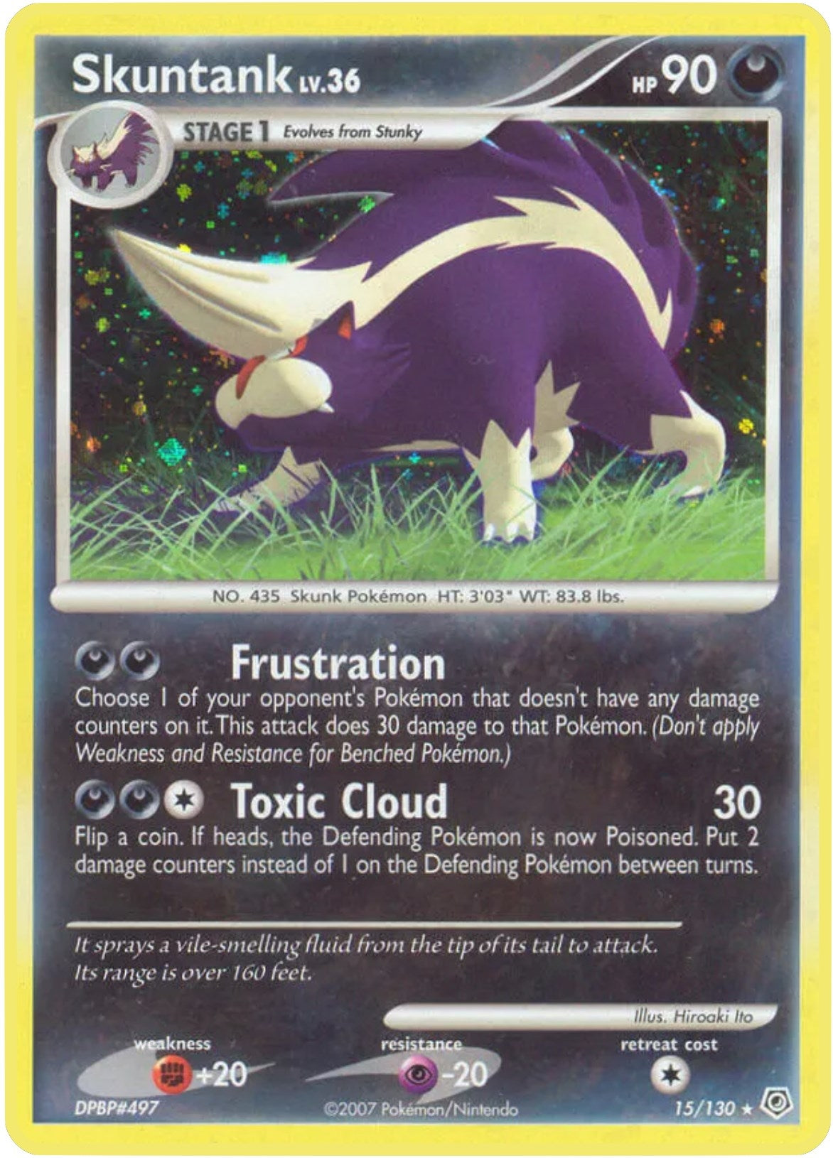 Image for Skuntank (15/130) (DP) - Pokemon