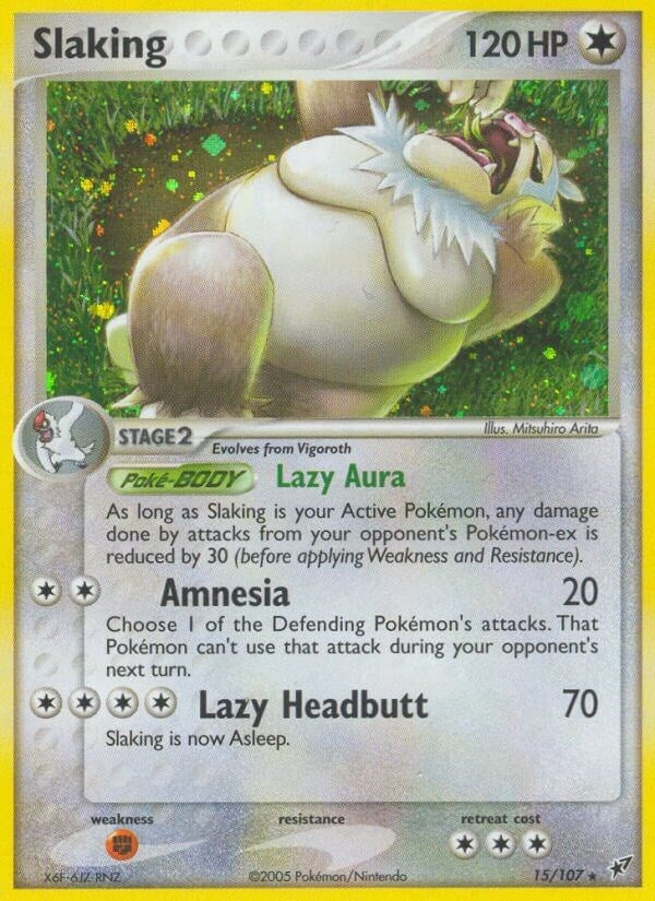 Image for Slaking (15/107) (DX) - Pokemon