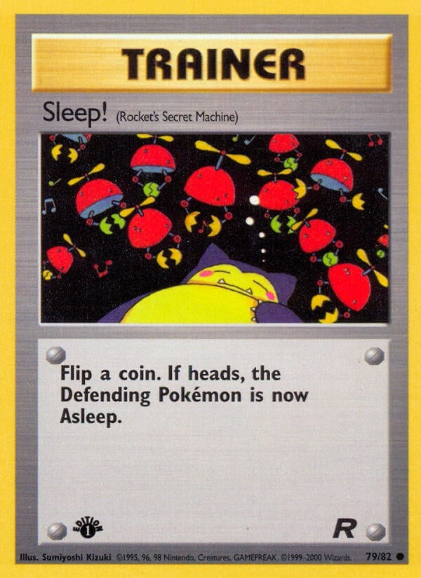 Image for Sleep! (Rocket's Secret Machine) (79/82) (TR) - Pokemon