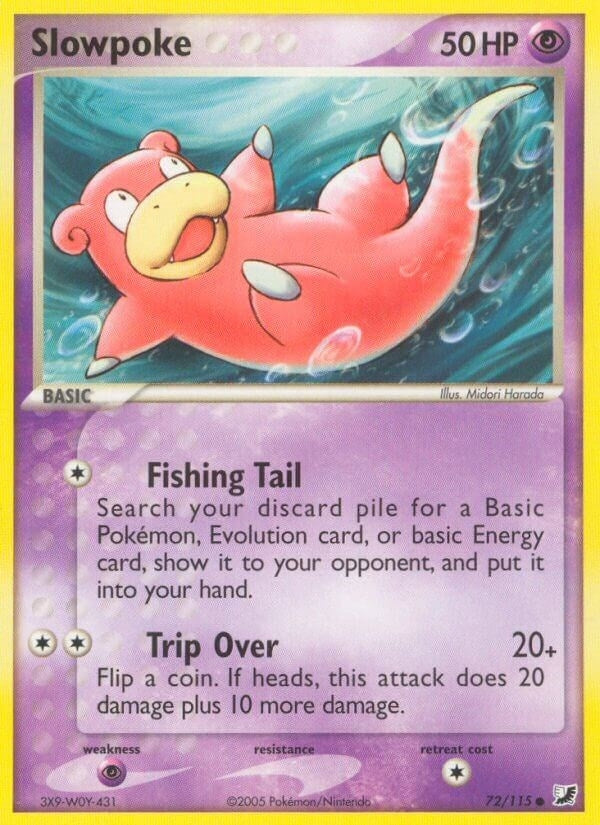 Image for Slowpoke (72/115) (UF) - Pokemon
