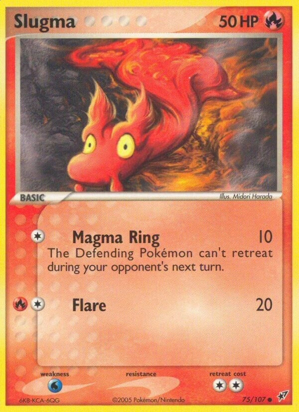 Image for Slugma (75/107) (DX) - Pokemon