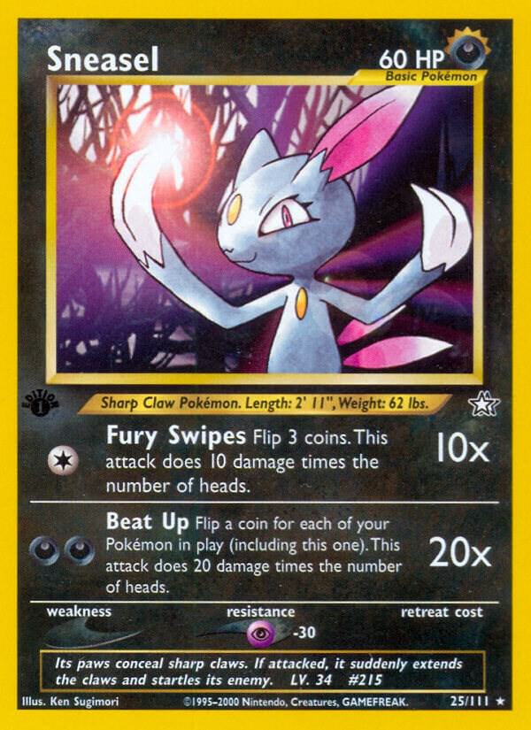 Image for Sneasel (025/111) (N1) - Pokemon