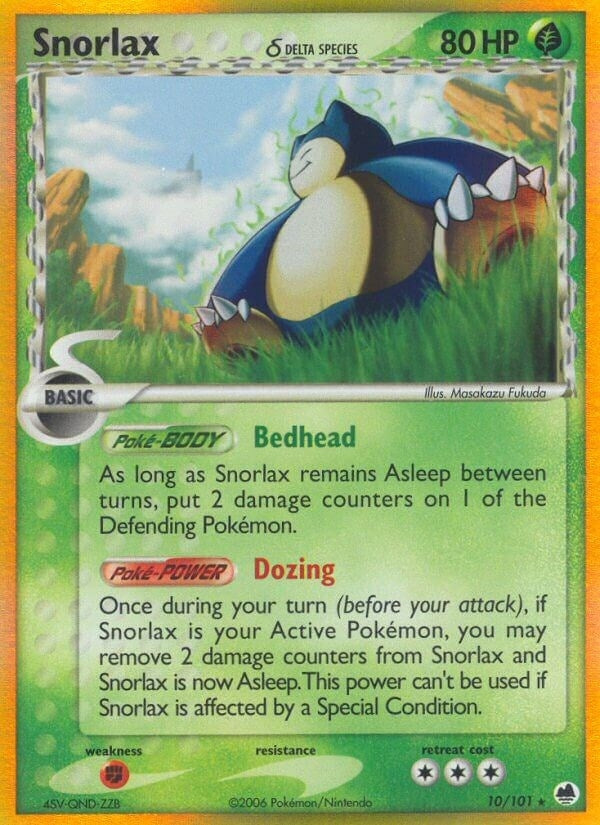 Image for Snorlax (Delta Species) (10/101) (DF) - Pokemon