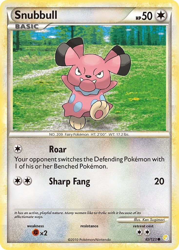 Image for Snubbull (82/123) (HS) - Pokemon
