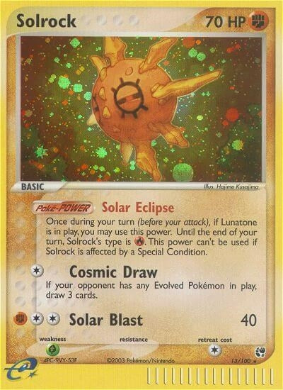 Image for Solrock (13/100) (SS) - Pokemon